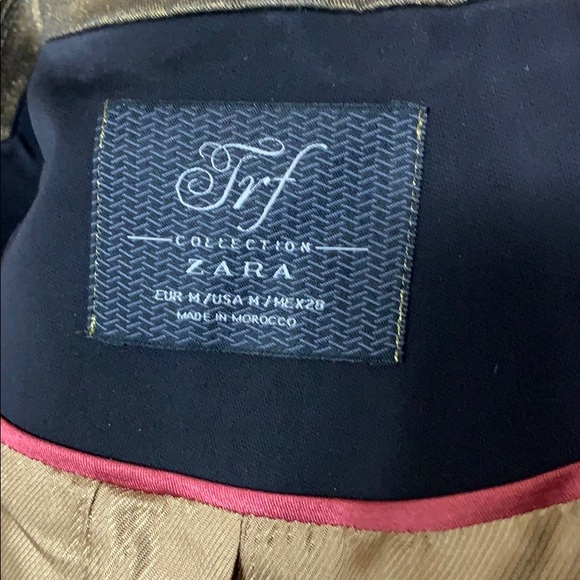 Zara metallic gold bronze blazer - Picture 9 of 9